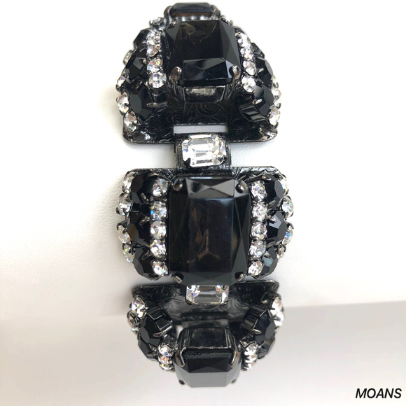 MOANS Smokey Stone Statement Fashion Bracelet NWOT - Picture 4 of 8